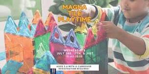 Magna Tile playtime