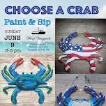 Crab Paint and Sip at Wind Vineyard