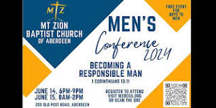 Mt Zion Baptist Church of Aberdeen Men's 2024 Conference