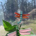 Stained Glass Dragonfly Plant Stake or Suncatcher @ Eventz 4 Change