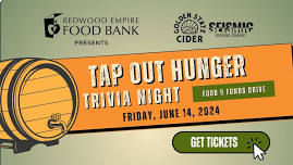 Tap Out Hunger Trivia Night at Golden State Cider