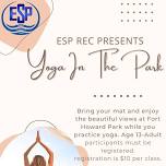 Yoga In The Park- 6/15