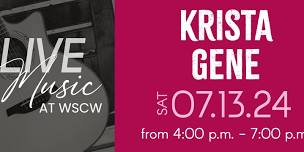 Krista Gene Live at WSCW July 13
