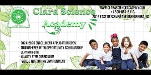 Clara Science Academy Enrollment 2024-25 school year "K-8th Grade"