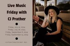 Live Music Friday with CJ Prather