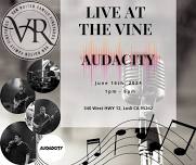Live at the Vine with Audacity