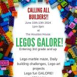 Legos Galore (entering 3rd grade and up!)