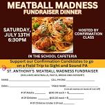 Meatball Madness fundraiser dinner