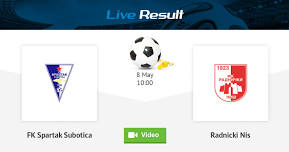 FK Spartak Subotica - Radnicki Nis Serbia / Super Liga Relegation Group May 8, 2024
