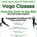 Yoga With Dr. Beal (All Levels On Chairs or Mats)