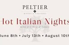 Hot Italian Nights at Peltier Winery