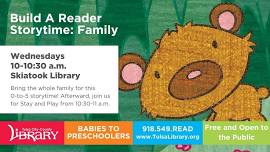 June Build A Reader Storytime and Stay & Play