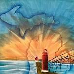 Michigan Lighthouse | Paint and Sip | Alebird Taphouse – Byron Center
