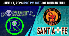 Santa Fe Fuego at Roswell Invaders