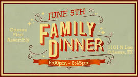 First Wednesday Family Meal