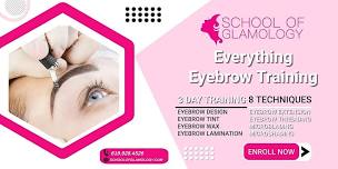Columbus, Oh, 3 Day Everything Eyebrow Training, Learn 8 Methods |