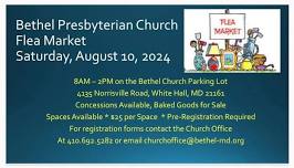 Bethel Flea Market August
