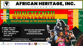 African Heritage, Inc. Juneteenth 2024 in Appleton, WI
