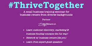 #Thrive Together - Small Business Training Seminar
