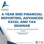 A PRACTICAL 6 DAYS YEAR END FINANCIAL REPORTING, ADVANCED EXCEL  AND TAX SEMINAR WITH CPD HOURS TO BE HELD AT CORRIDOR SPRINGS HOTEL – ARUSHA FROM 10TH TO 15TH JUNE 2024 WITH ONE DAY NGORONGORO TOUR