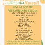 Dine Out for Hawaii, OHS Marching Band fundraiser gets 10%