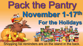Pack the Pantry for the Holidays