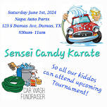 Sensei Candy Karate Fundraiser Car Wash