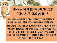 Summer Reading Program - Join us at Glacial Hills