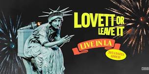 Lovett Or Leave It: Live in LA