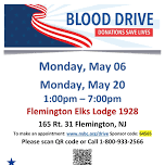 Flemington Community Blood Drive - Box of Girl Scout Cookies for donors!