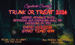 Syndicate Society's Trunk or Treat 2024