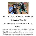 Suzi's (non) Mortal Kombat!