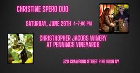 Christine Spero Duo | Christopher Jacobs Winery | Pennings Vineyard | Pine Bush NY