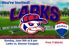 RE/MAX Pro of Hays Larks Sponsorship Night!