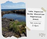 Lake Superior Rocky Shoreline Vegetation Event