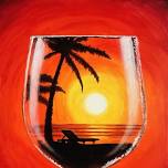 Paint Nite: Sunset Merlot