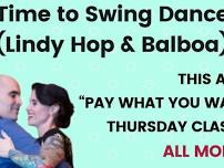 PAY WHAT YOU WANT - APRIL Learn to Swing Dance - Thursdays in Hummelstown, PA