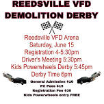 2024 Reedsville VFD Demolition Derby