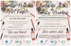 Family Promise Art Night (Lincoln City) 2nd Tuesday of every month