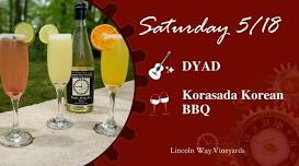 Saturday Tunes & Food with DYAD and Korasada Korean BBQ