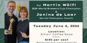 Masterclass by World Brewers Cup Champion Martin Wölfl&Coach Janine de Laar