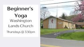 60-Min Beginner's Yoga at Washington Lands Church