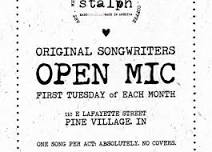 Original Songwriters Open Mic