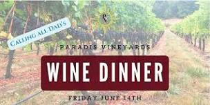 Fathers Day Wine Dinner