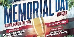 SUNDAY 5.26 **MEMORIAL DAY WEEKEND** BRUNCH & DAY PARTY