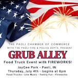 4th of July Grub Alley Food Truck Event & FIREWORKS!