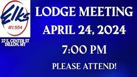 Lodge Meeting