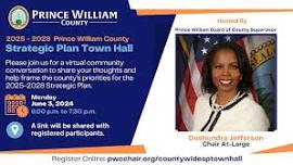Virtual  Countywide Strategic Plan Town Hall with Chair Deshundra Jefferson