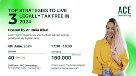 Tax Freedom Workshop for Digital Nomads & Location-Independent Entrepreneurs / Charity Event