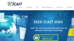 2024 The 16th International Conference on Advanced Infocomm Technology (ICAIT 2024)